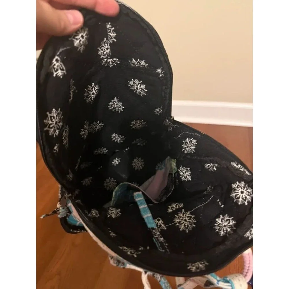 Quilted snowman backpack